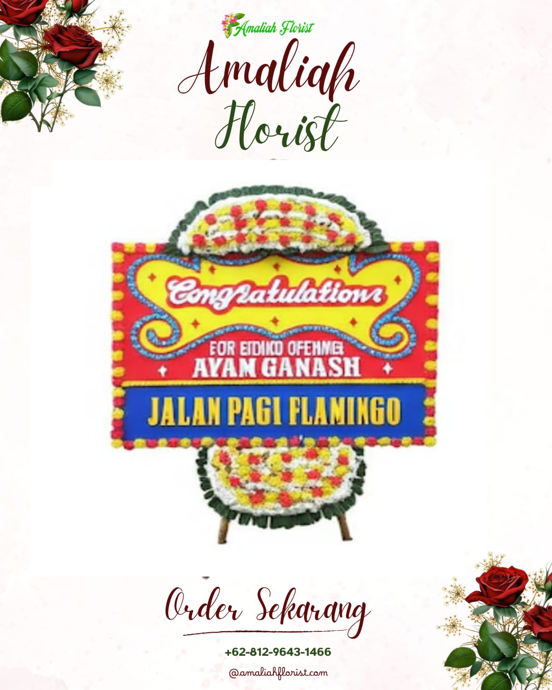 Sewa Papan Bunga Bara